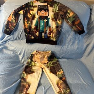 Graphic Hoodie and Joggers Set